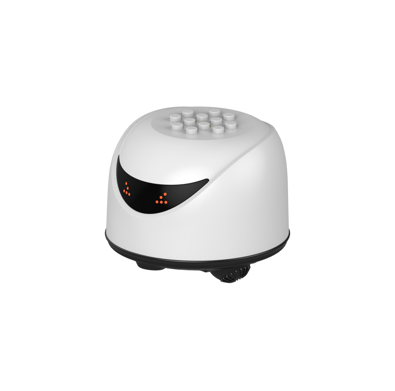 Educational robot alternate top design for placing NFC character pieces